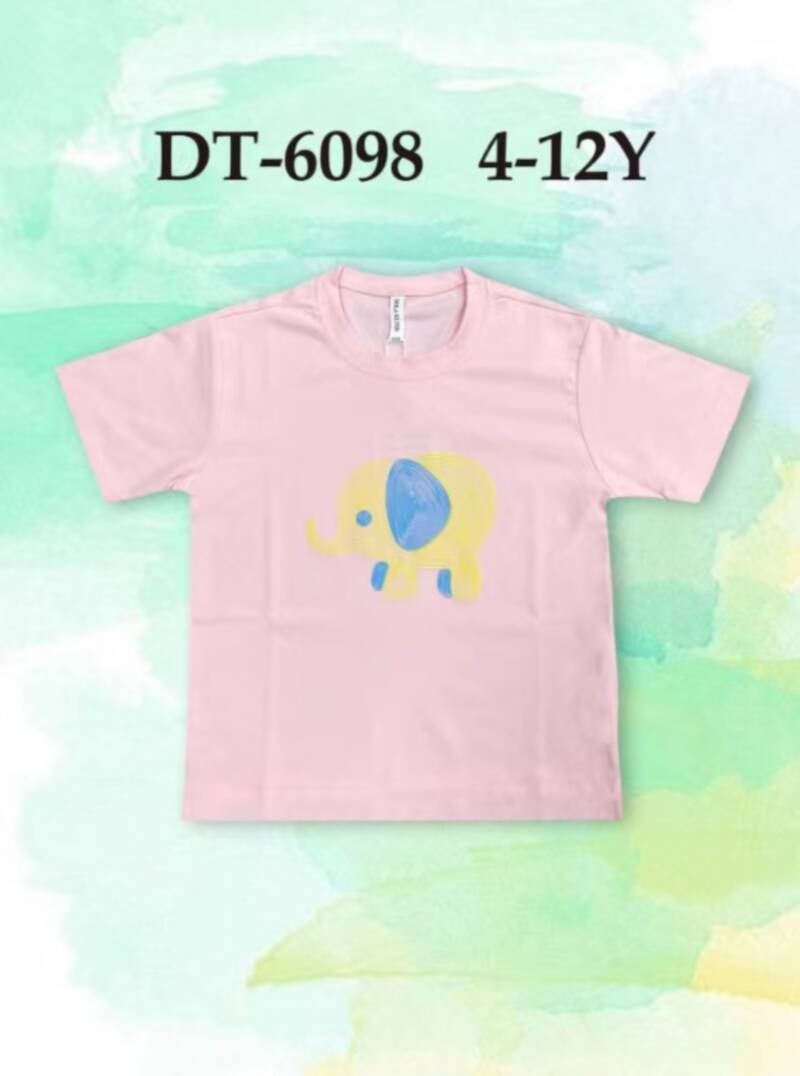 Bluzka dziewczęcy. Roz 4-12. Mix Kolor Paczka 5 szt. 1